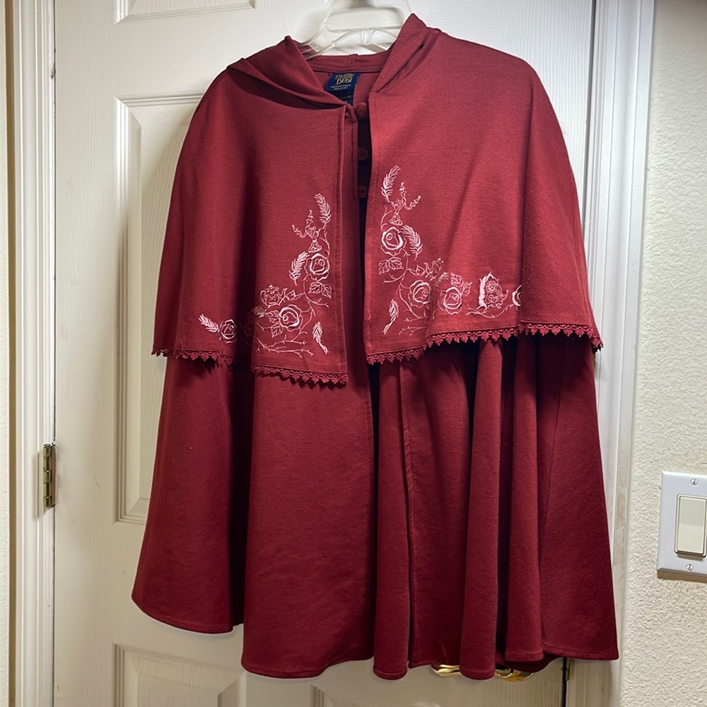 Torrid Beauty and the Beast Collection Maroon Jacket Cape